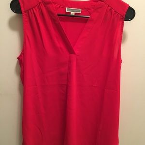 Red Long length Dress Tank
